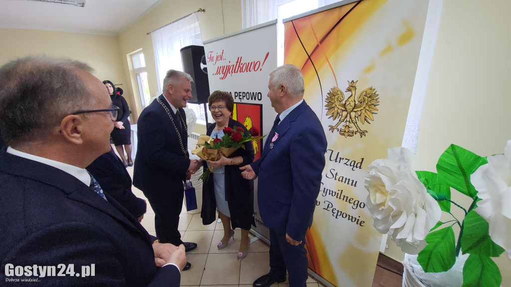 Złote Gody par z gminy Pępowo
