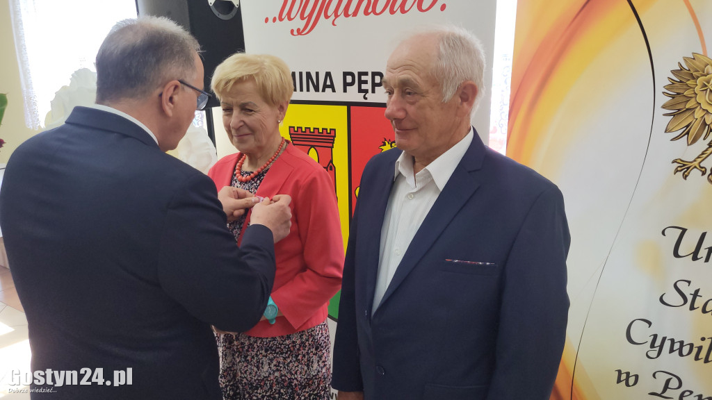 Złote Gody par z gminy Pępowo