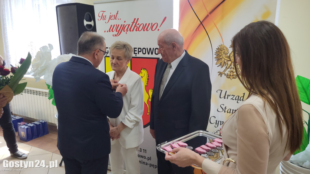 Złote Gody par z gminy Pępowo