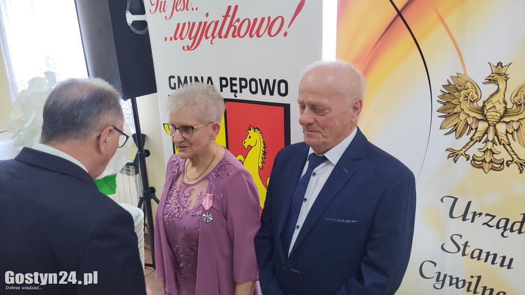 Złote Gody par z gminy Pępowo
