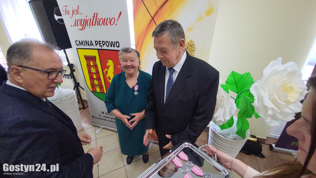 Złote Gody par z gminy Pępowo