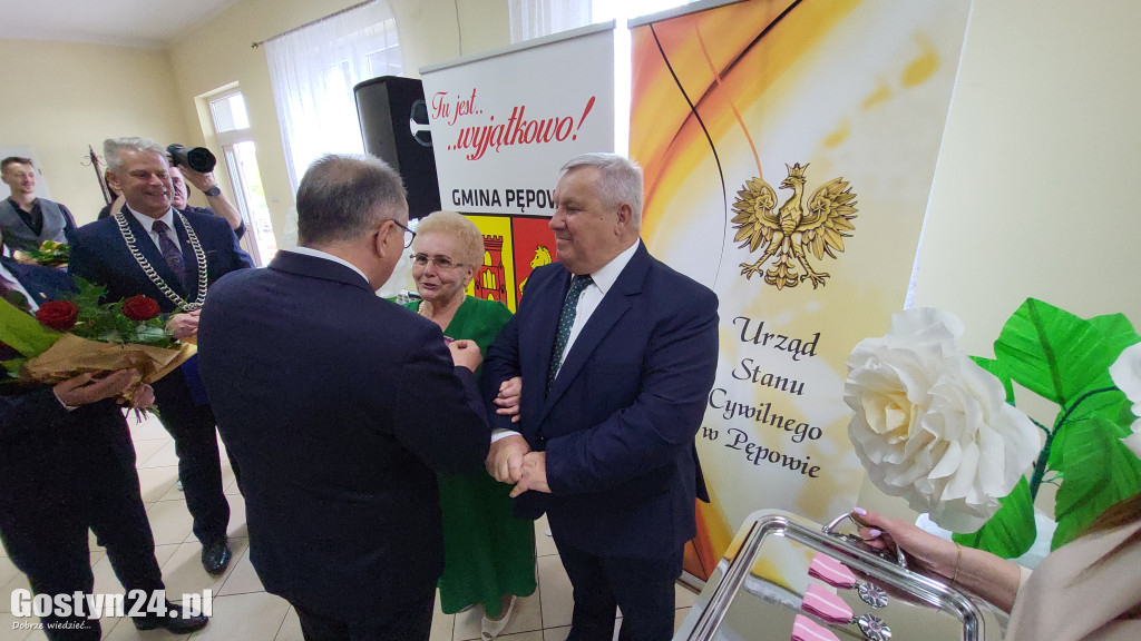 Złote Gody par z gminy Pępowo