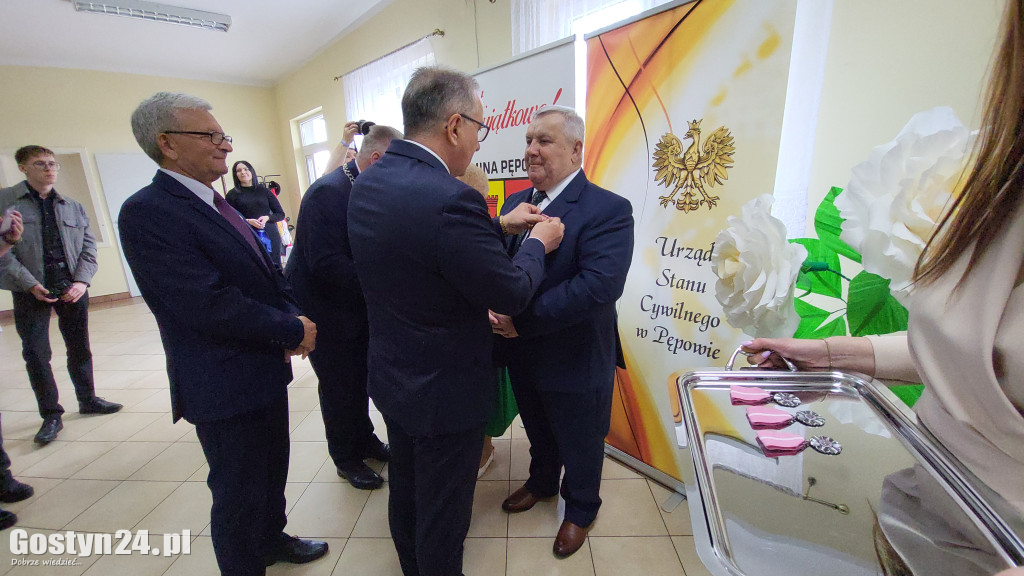 Złote Gody par z gminy Pępowo