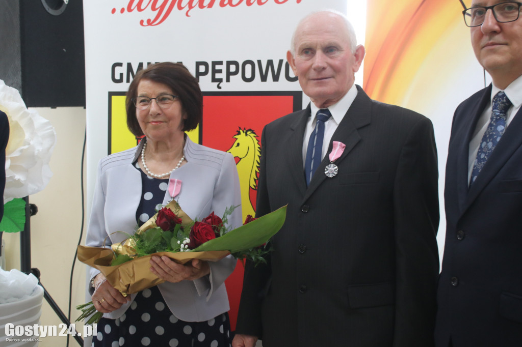 Złote Gody par z gminy Pępowo