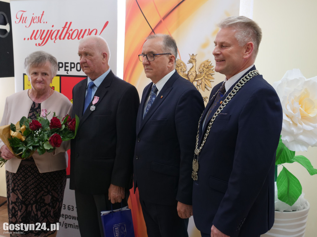 Złote Gody par z gminy Pępowo