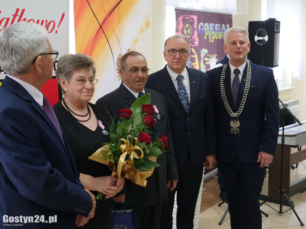 Złote Gody par z gminy Pępowo