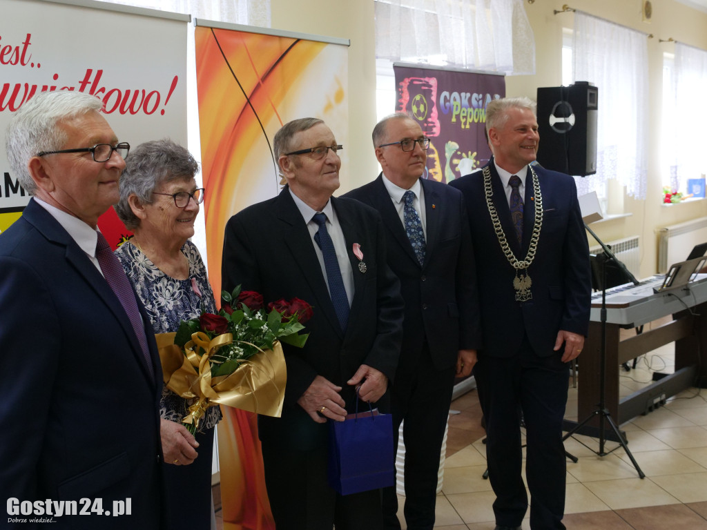 Złote Gody par z gminy Pępowo