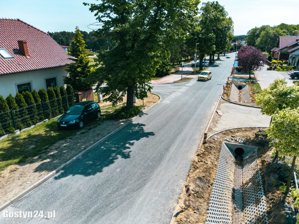 Wyremontowana i otwarta ul. Drzęczewska i droga do Drzęczewa II