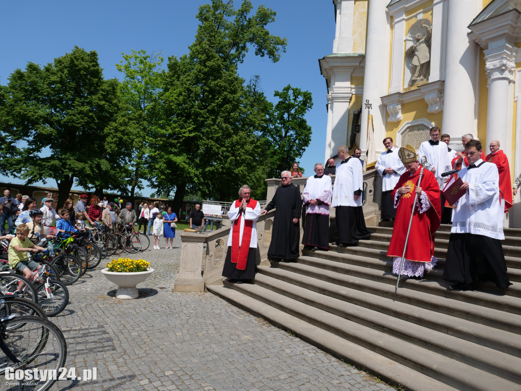 Święcenie rowerów na Świętej Górze