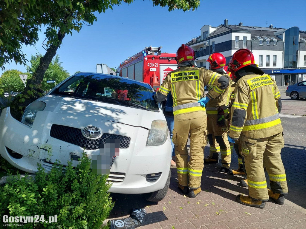 Wypadek w centrum Gostynia
