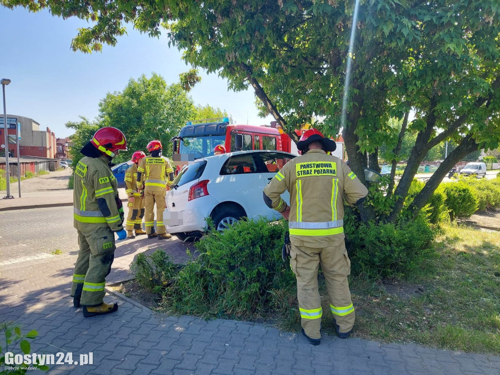 Wypadek w centrum Gostynia