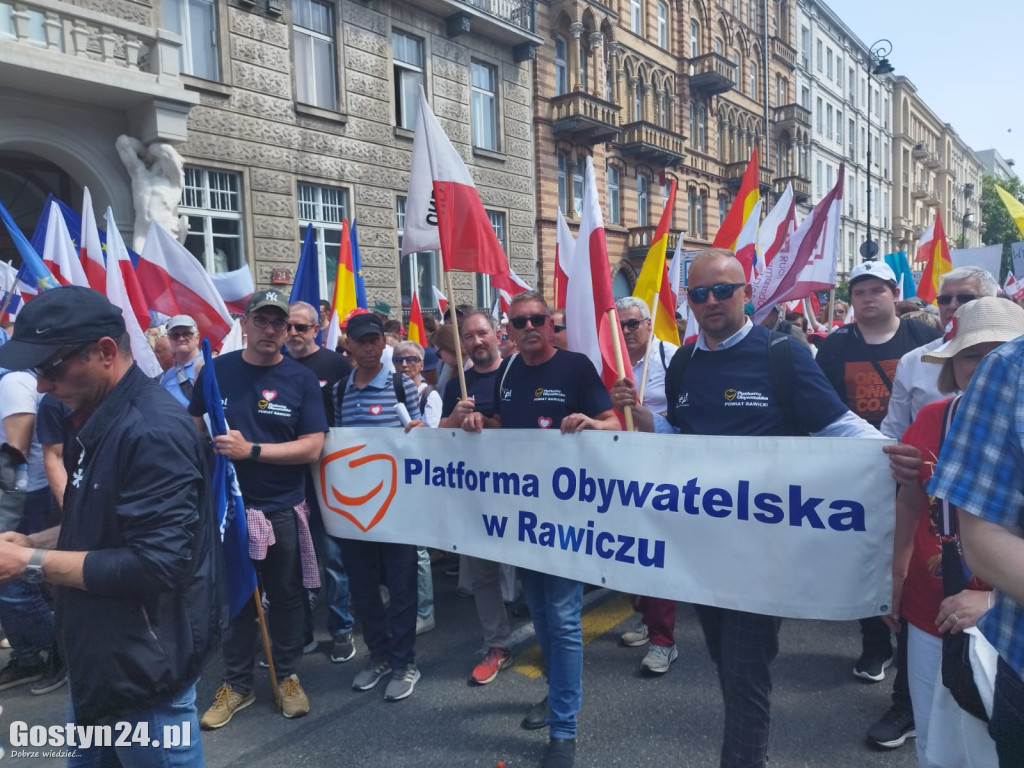 Gostynianie na Marszu Wolności