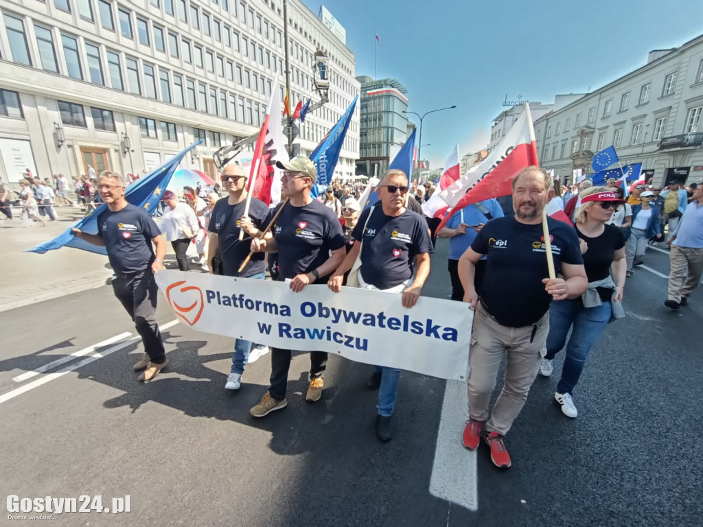 Gostynianie na Marszu Wolności