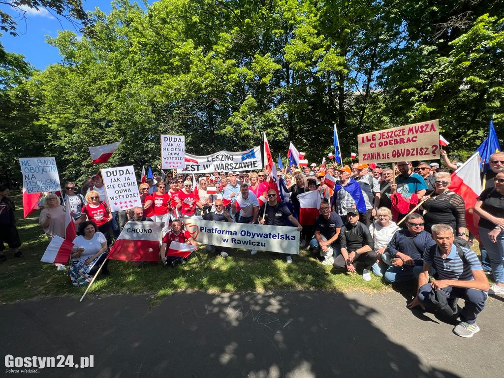 Gostynianie na Marszu Wolności