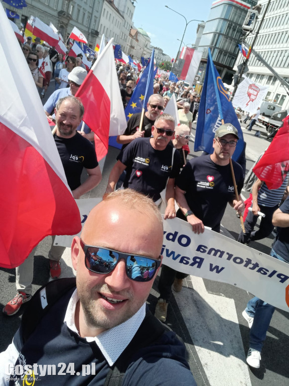 Gostynianie na Marszu Wolności