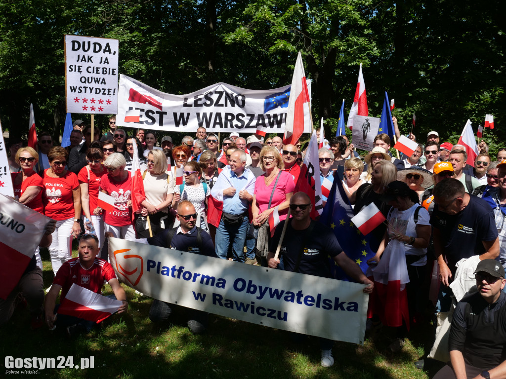 Gostynianie na Marszu Wolności