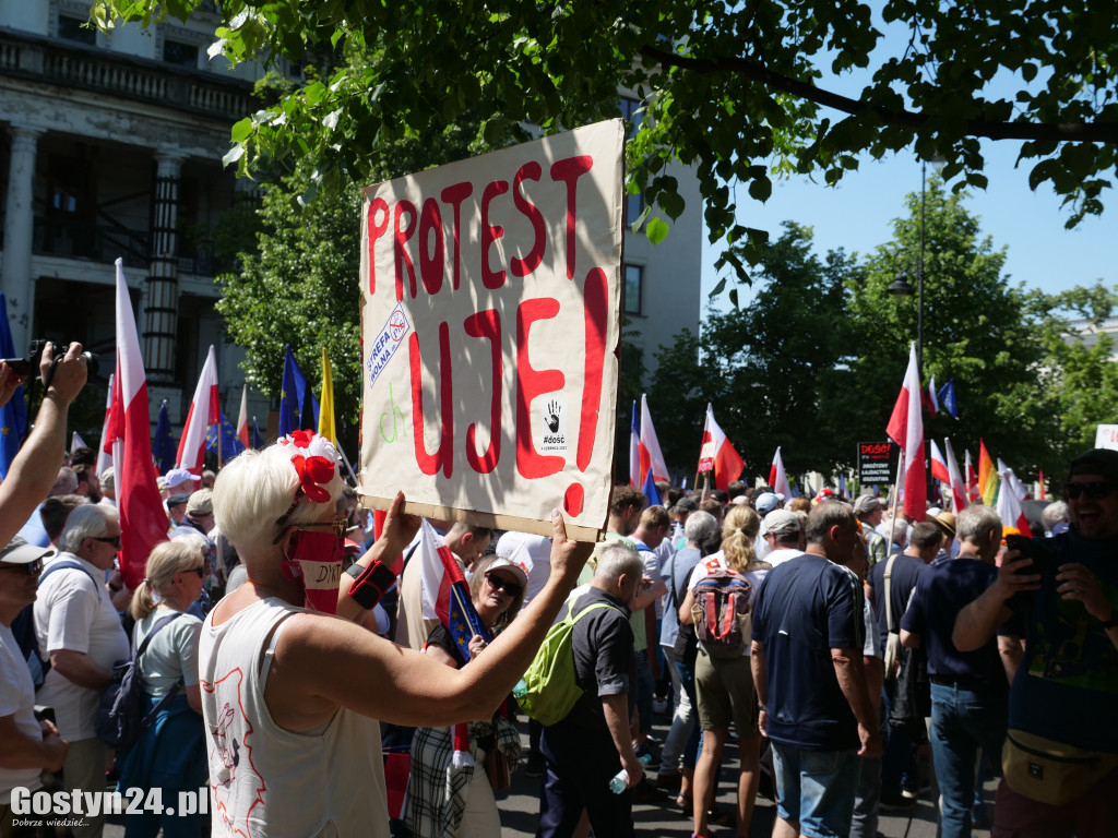 Gostynianie na Marszu Wolności