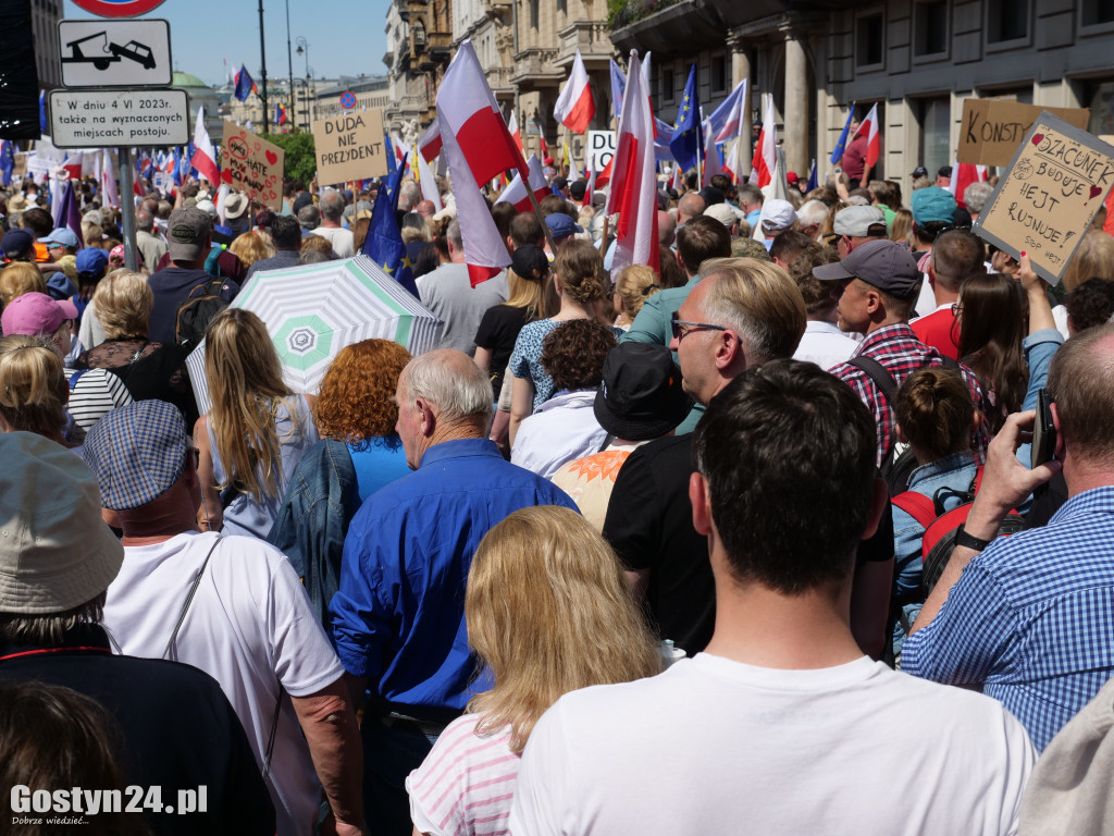 Gostynianie na Marszu Wolności