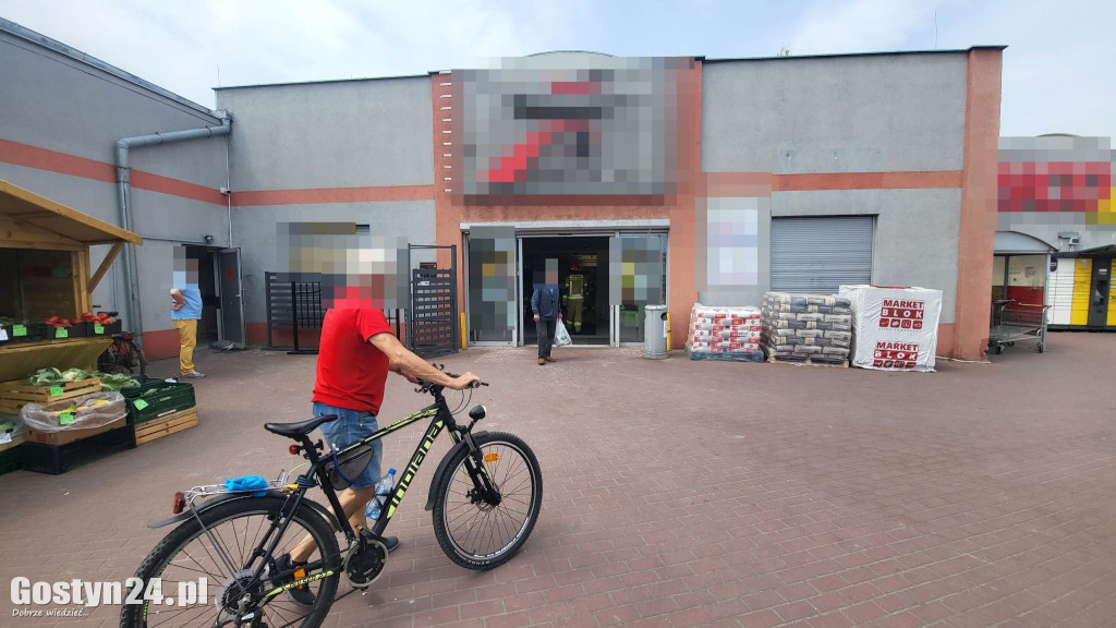 Pożar w markecie budowlanym w Gostyniu