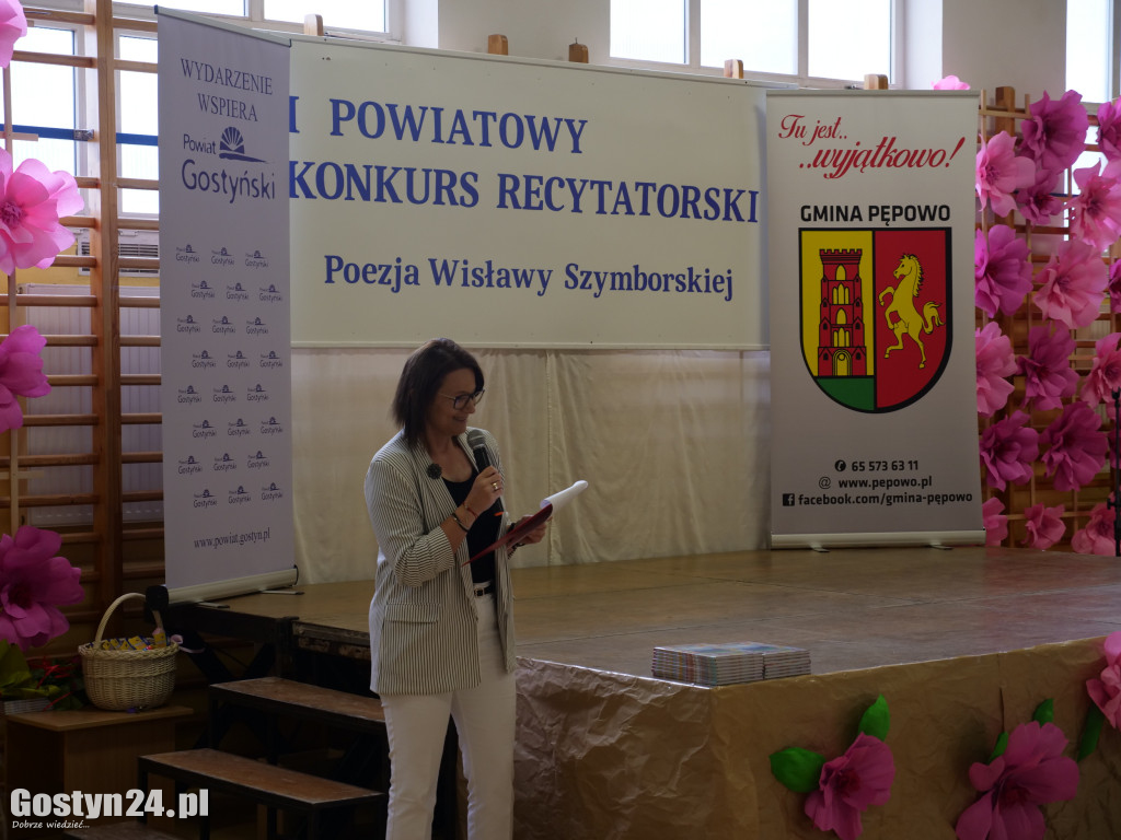 Konkurs recytatorski im. W. Szymborskiej w Skoraszewicach