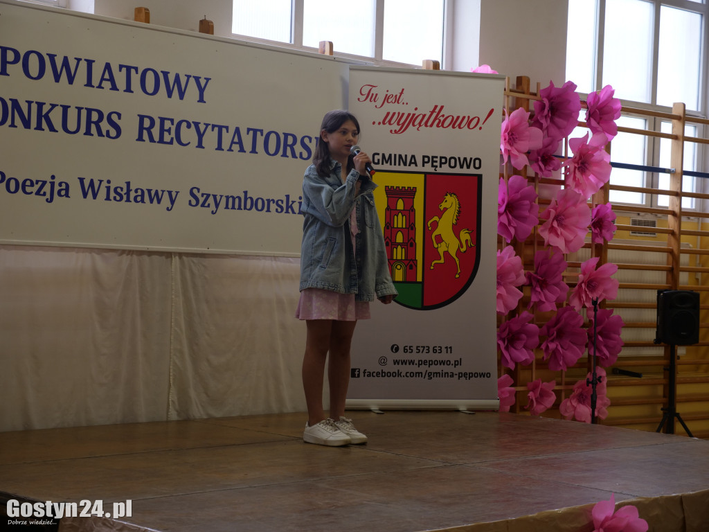 Konkurs recytatorski im. W. Szymborskiej w Skoraszewicach