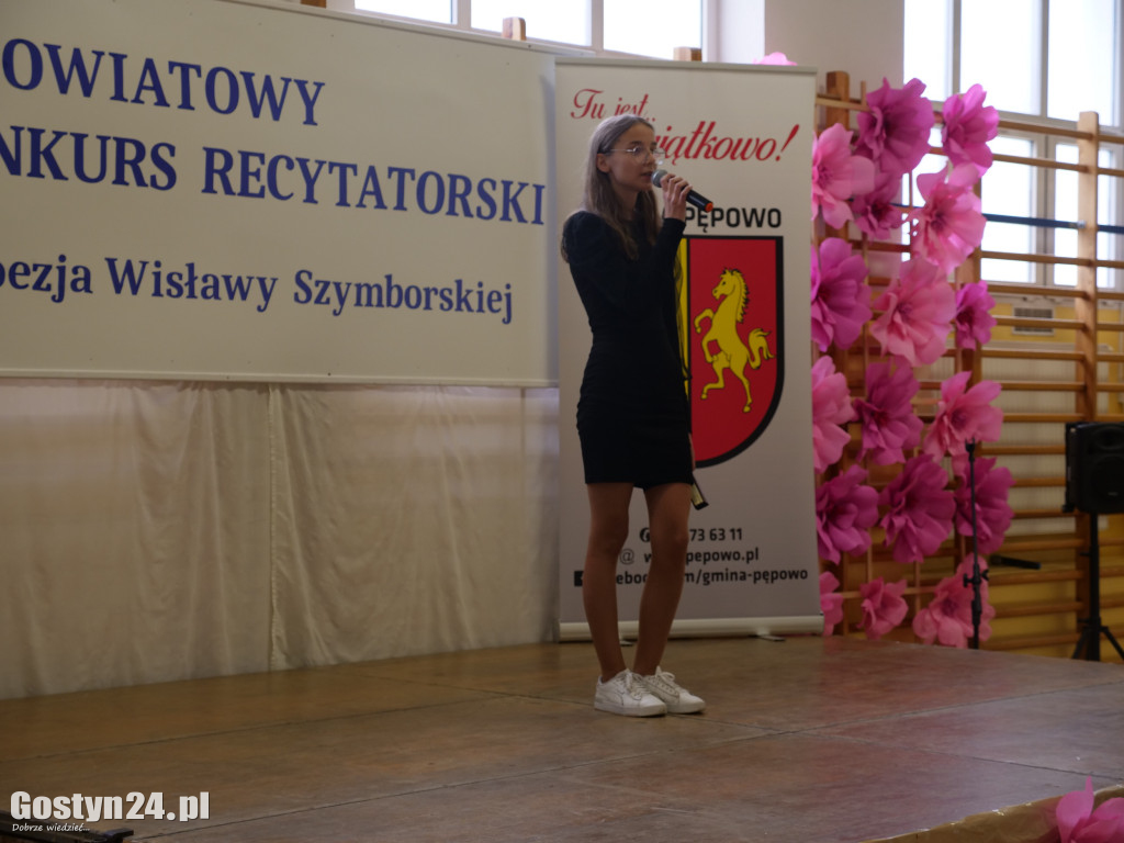 Konkurs recytatorski im. W. Szymborskiej w Skoraszewicach