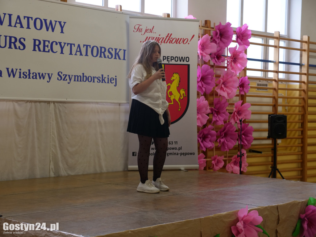 Konkurs recytatorski im. W. Szymborskiej w Skoraszewicach