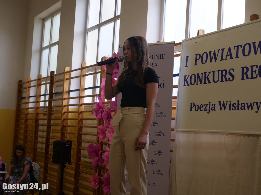 Konkurs recytatorski im. W. Szymborskiej w Skoraszewicach