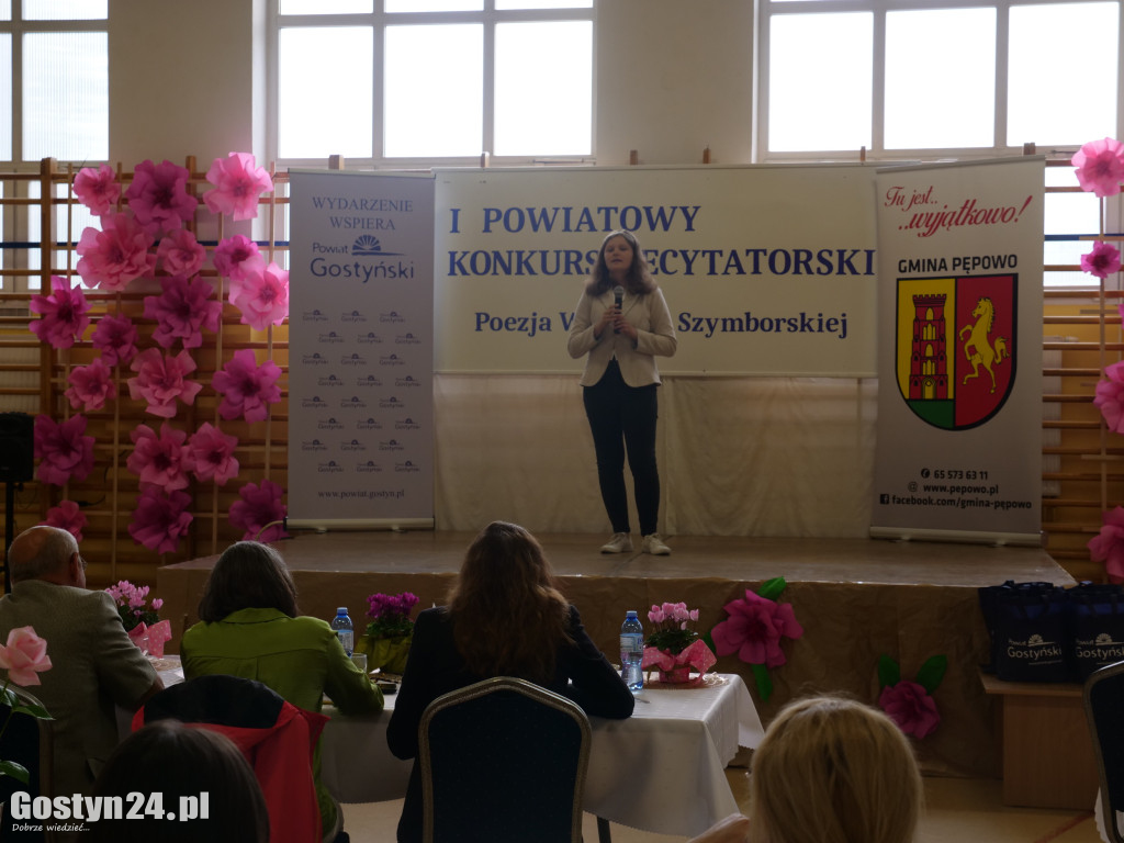 Konkurs recytatorski im. W. Szymborskiej w Skoraszewicach