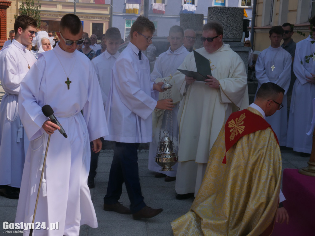 Procesja Bożego Ciała w Krobi