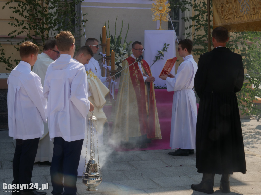 Procesja Bożego Ciała w Krobi