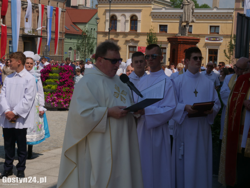 Procesja Bożego Ciała w Krobi
