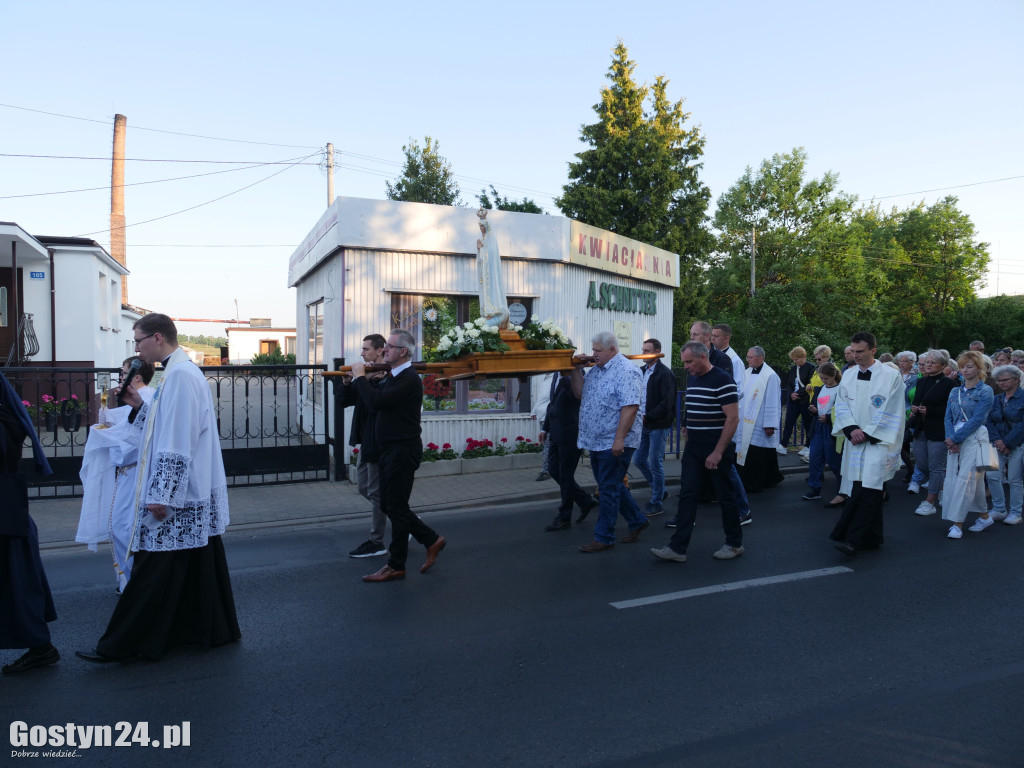 Procesja fatimska ulicami Gostynia