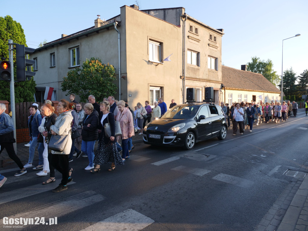 Procesja fatimska ulicami Gostynia