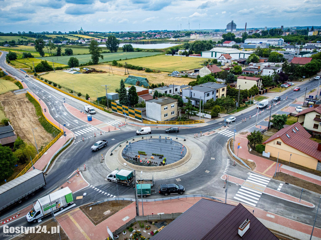 Nowe rondo na ul. Poznańskiej w Gostyniu