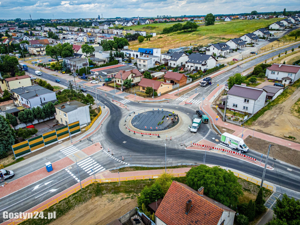 Nowe rondo na ul. Poznańskiej w Gostyniu