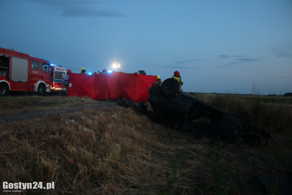 Wypadek na DW 434 w Starej Krobi