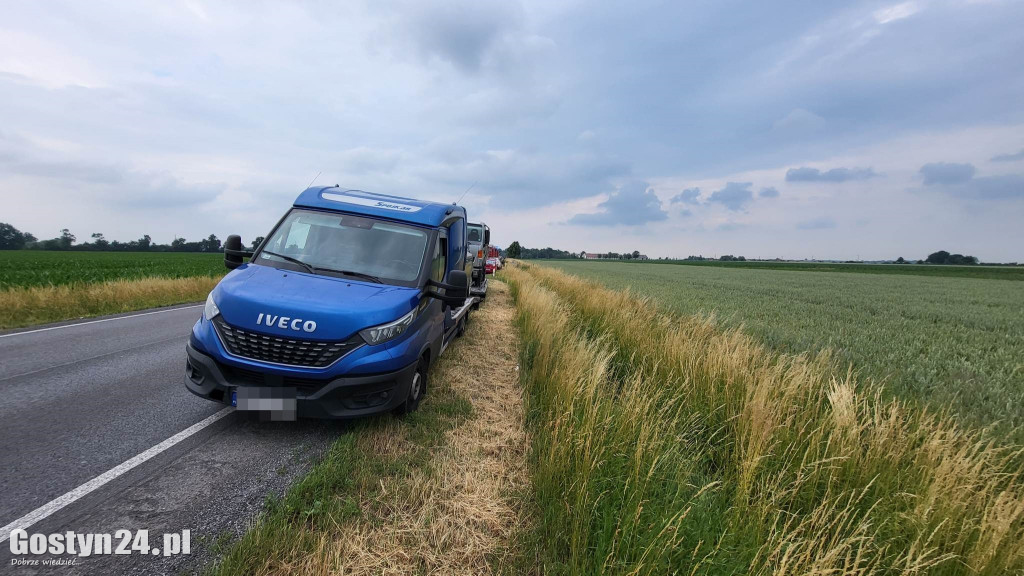 Zdarzenie drogowe na trasie Piaski-Godurowo