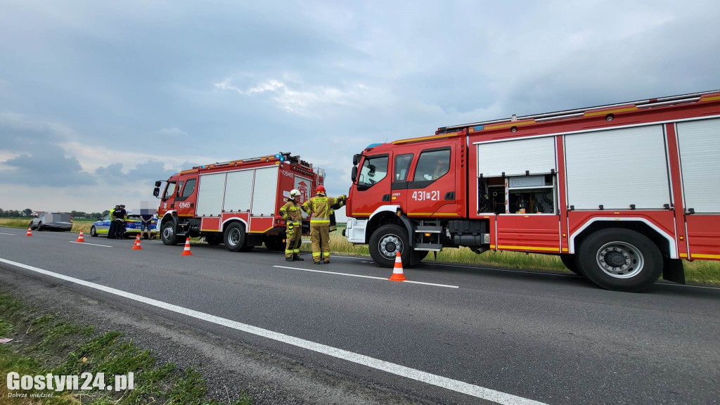 Zdarzenie drogowe na trasie Piaski-Godurowo