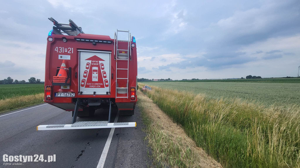 Zdarzenie drogowe na trasie Piaski-Godurowo