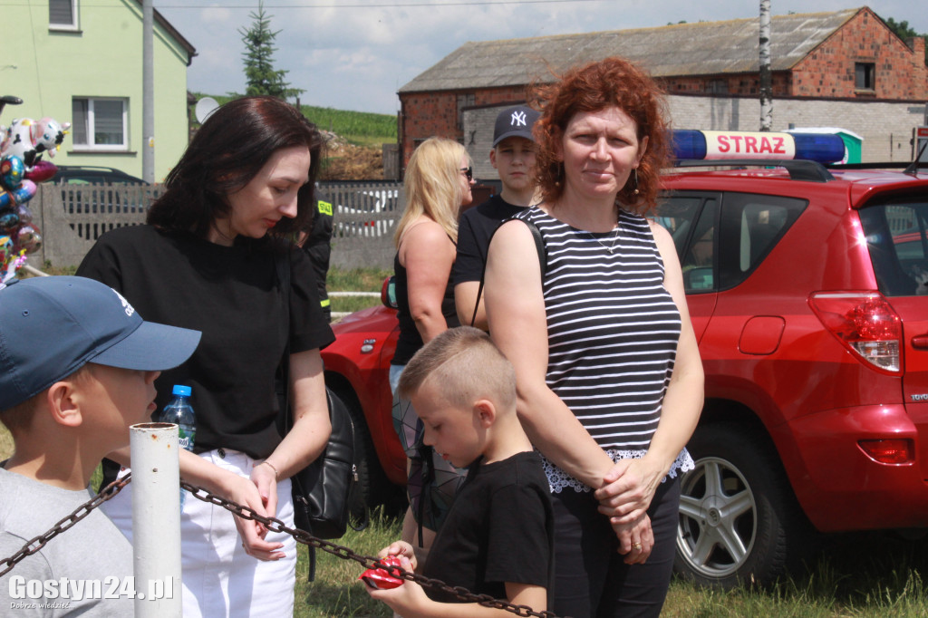 Zawody OSP na boisku w Daleszynie