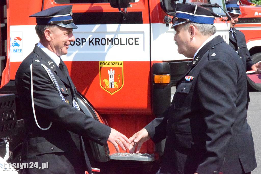 Przekazanie samochodów OSP Pogorzela i OSP Kromolice