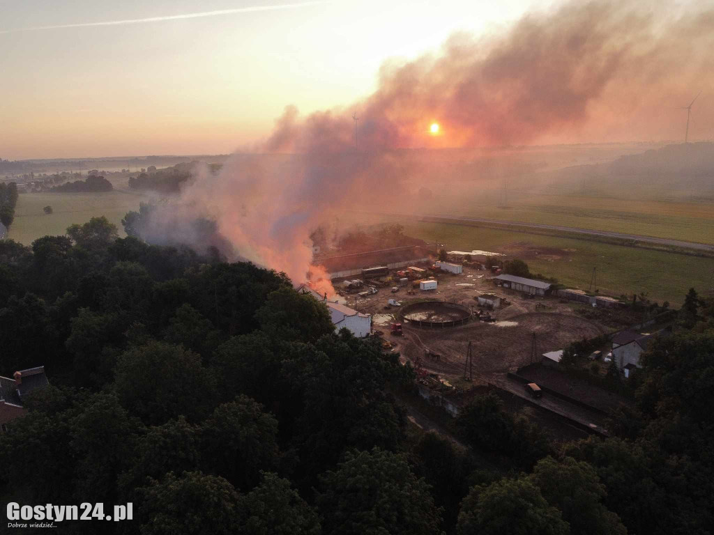 Pożar stodoły w Podrzeczu