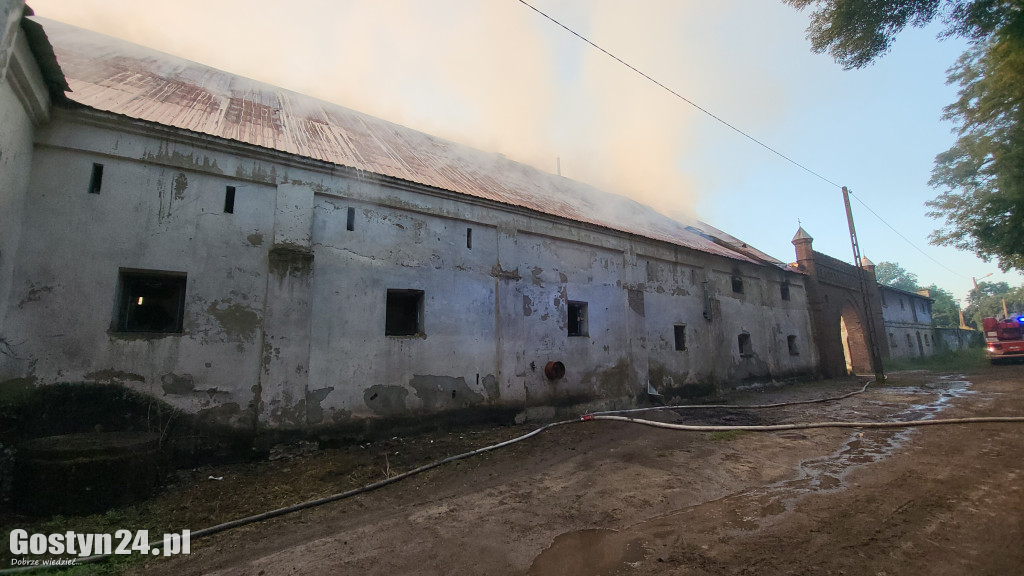 Pożar stodoły w Podrzeczu