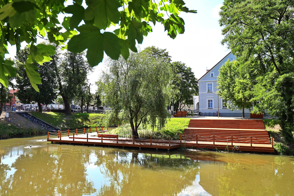 Zmodernizowana Wyspa Kasztelańska w Krobi