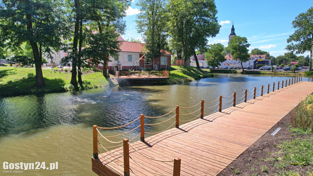 Zmodernizowana Wyspa Kasztelańska w Krobi