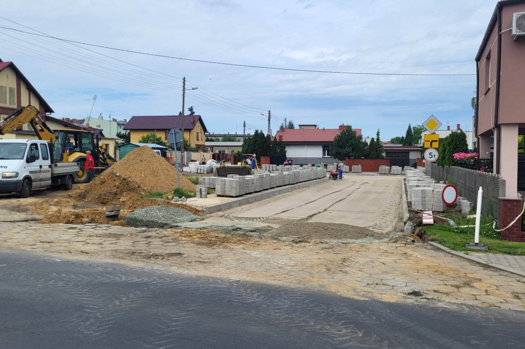 Remont ul. Zielonej w Borku Wlkp.