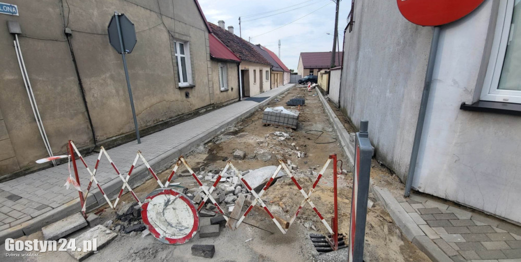 Remont ul. Zielonej w Borku Wlkp.