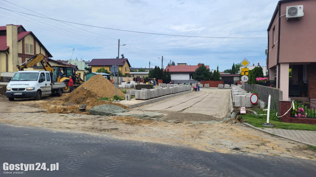 Remont ul. Zielonej w Borku Wlkp.