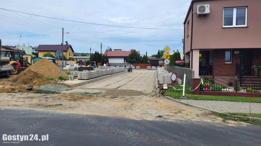 Remont ul. Zielonej w Borku Wlkp.